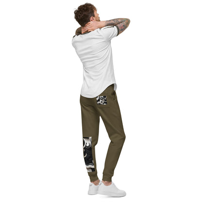 Graphic Print Fleece Sweatpants