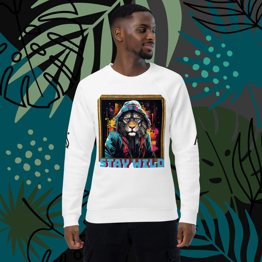 Men Stay Wild Graphic Sweatshirt