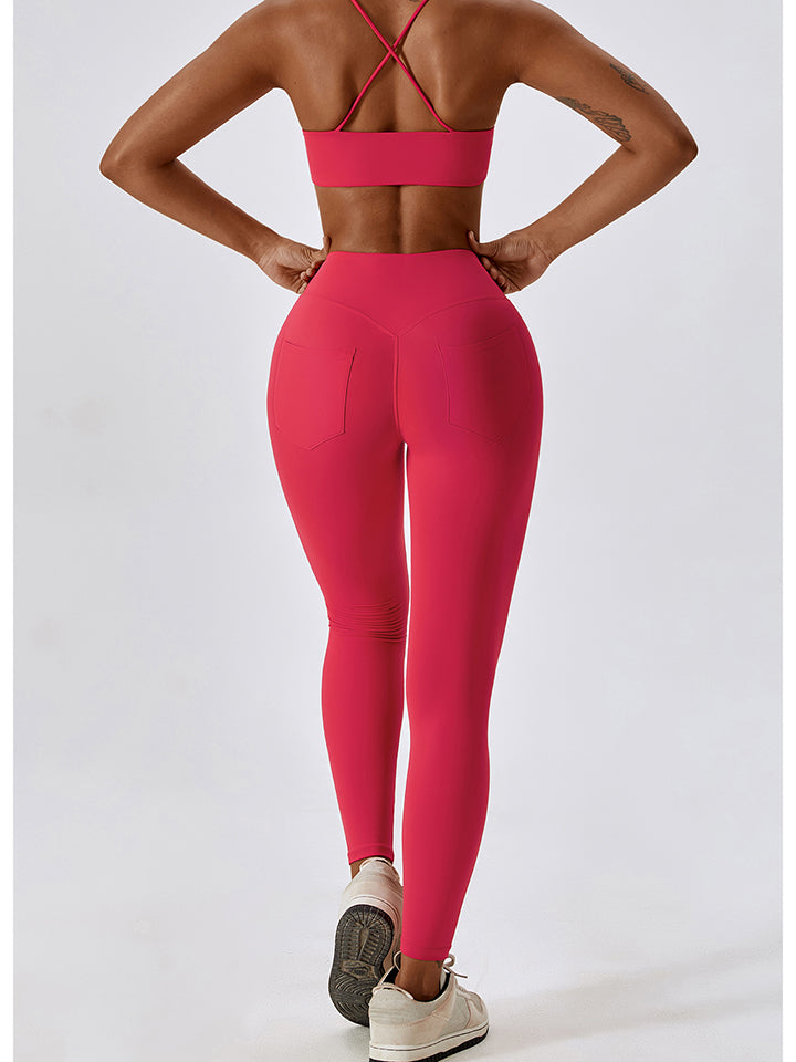 Wide Waistband Sports Pants